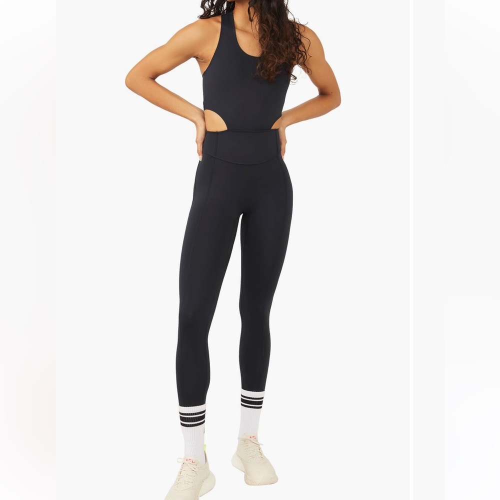 High-Waist Black Active Leggings for Women